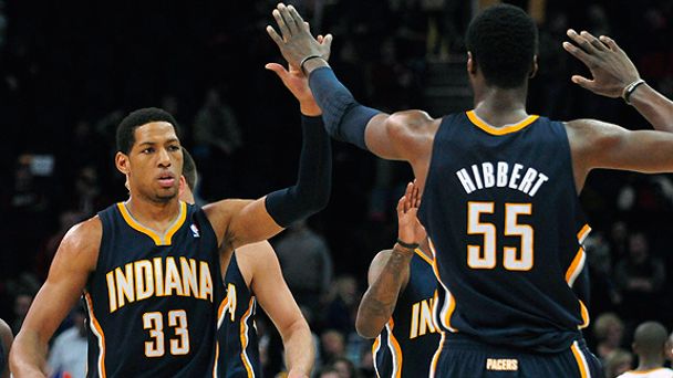 Danny Granger and Roy Hibbert