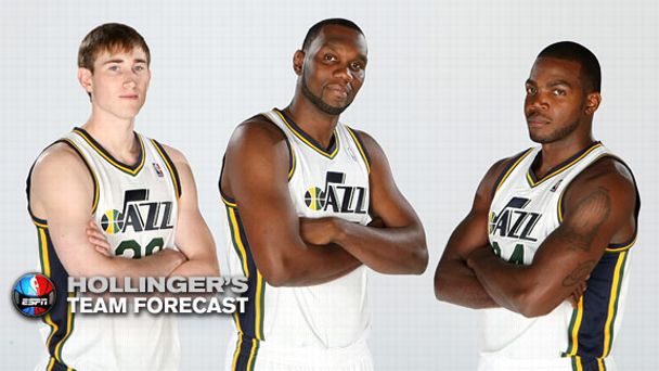 Gordon Hayward, Al Jefferson and Paul Millsap