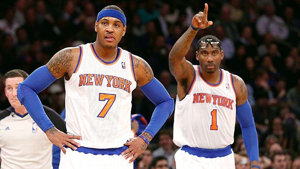 Carmelo Anthony and Amar'e Stoudemire