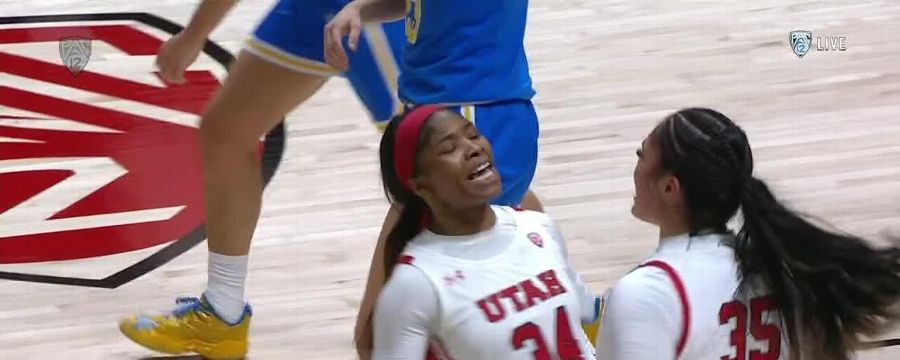 Alissa Pili drives and drains the game-winning basket for Utah