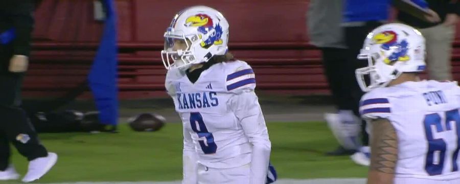 Jason Bean airs out this 80-yard dime to Lawrence Arnold to move Kansas up 28-18 on Iowa State.