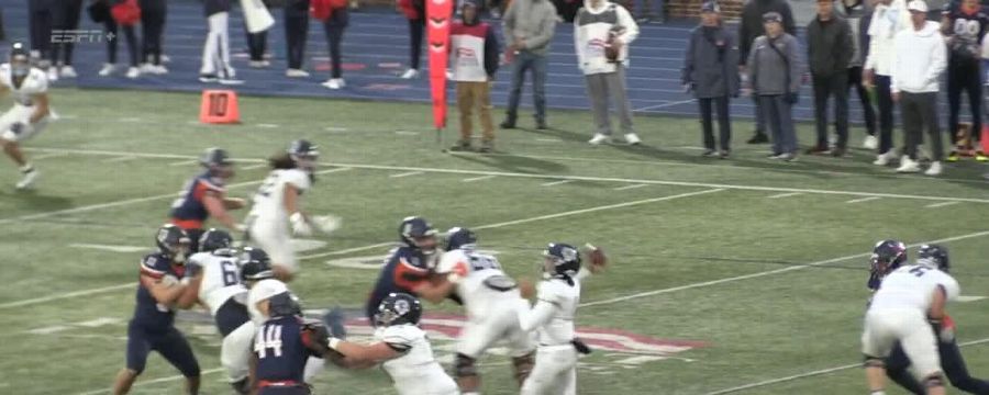 Tyler Knoop throws 25-yard touchdown pass pass to Jimmy Kibble