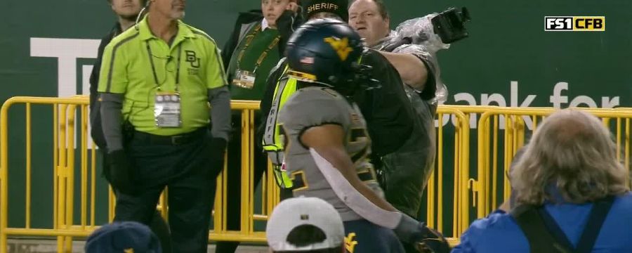 Garrett Greene hits Jahiem White to give WVU the lead with 25 seconds remaining