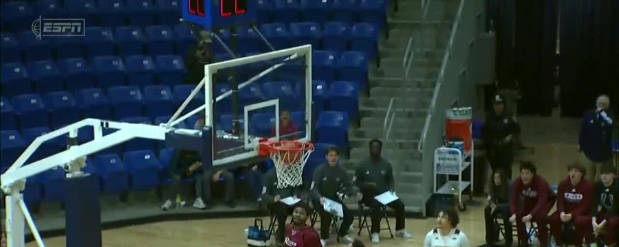 Mervin James somehow gets the and-1 to fall