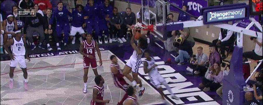Micah Peavy puts bow on TCU's win over No. 9 Oklahoma