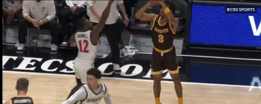 Wyoming's Sam Griffin puts San Diego State defender on skates with a crossover