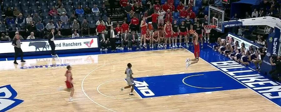 Grant Huffman throws down dunk for Davidson