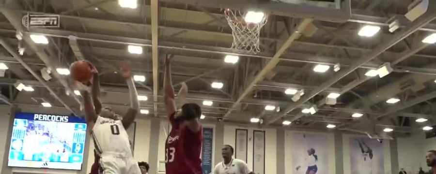 Allen Powell with the massive stuff at the rim