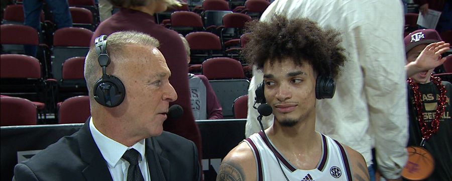 Garcia speaks to Aggies' gritty identity after UT win