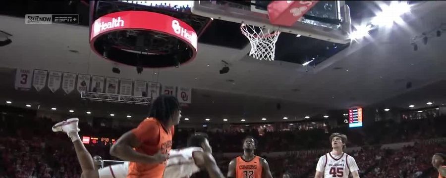Jalon Moore gets the basket plus the foul