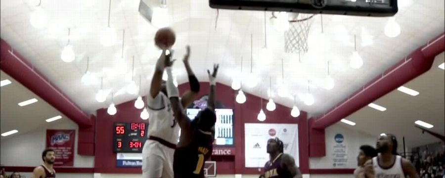 Tariq Ingraham gets the and-1 bucket to go for the Broncs