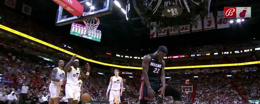 Jimmy Butler sinks clutch and-1 shot for Heat