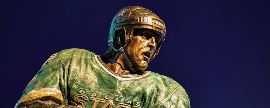 Mike Modano statue unveiled during Stars game