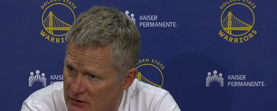 Steve Kerr defends Steph Curry's low minute total after Warriors' loss
