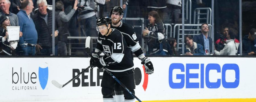 Trevor Moore completes hat trick to put game away for the Kings