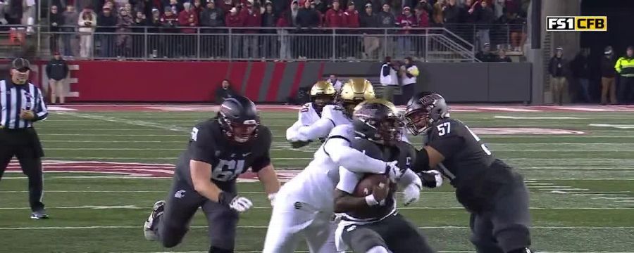 Chazz Wallace gets to the QB for Colorado