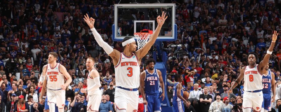 Knicks outlast 76ers to advance to the 2nd round
