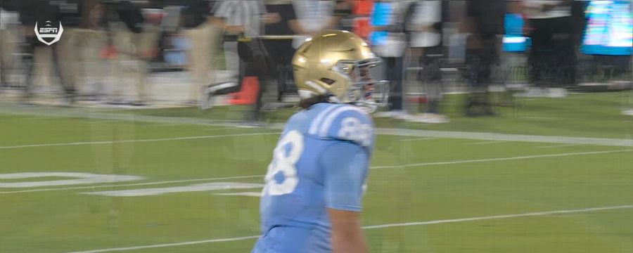 Ethan Garbers' two straight passes to start 2nd half leads to a UCLA TD