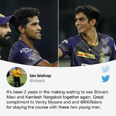 Shivam Mavi And Kamlesh Nagarkoti Repay Kolkata Knight Riders Faith With Match Winning Performances Espn Com