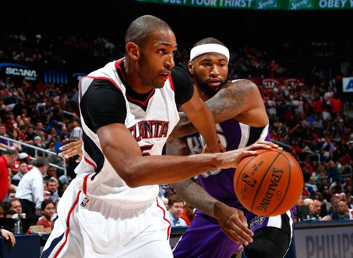 Al Horford and DeMarcus Cousins