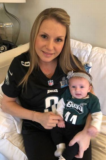 Watch Jason Kelce's Daughter Do the Eagles' Cheer on Baby Monitor