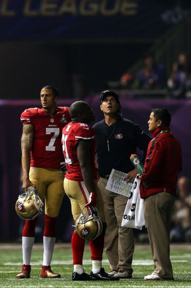 Super Bowl XLVII: In college, Smith played role of Kaepernick