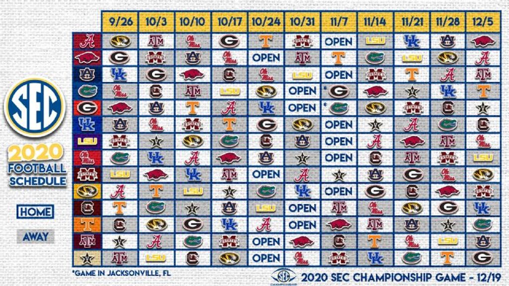 55 Top Photos Sec Baseball Schedule Today - Sec Espn Announce Tv Schedule For 2020 Baseball Season