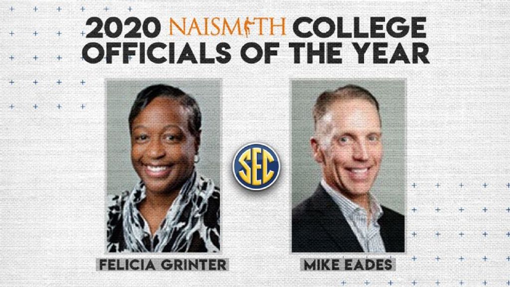 Grinter, Eades named Naismith Officials of the Year