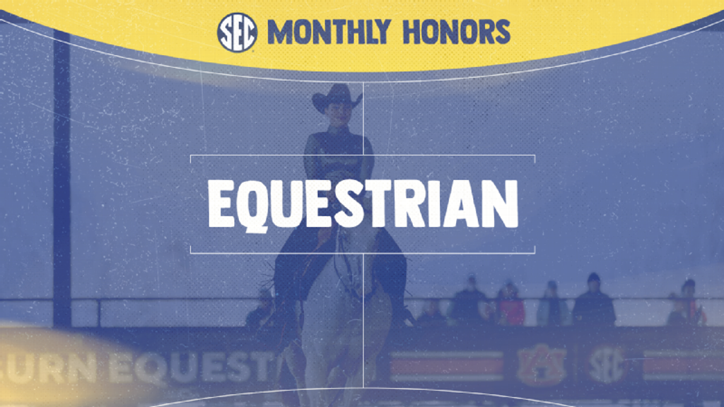 SEC names November Equestrian Riders of the Month