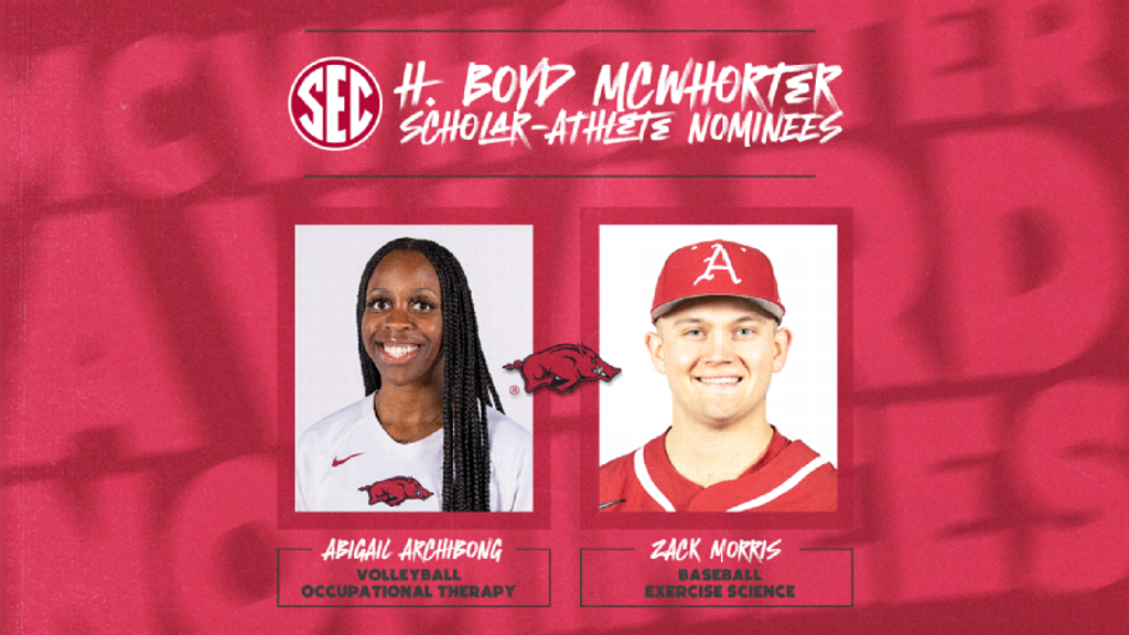 SEC names Arkansas nominees for McWhorter Award