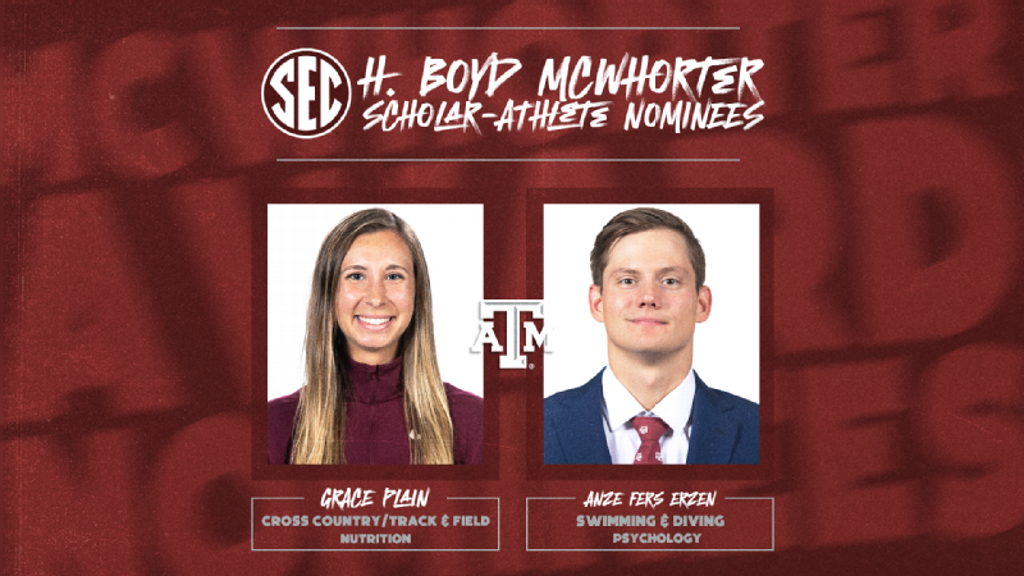 SEC names Texas A&M McWhorter Award Nominees