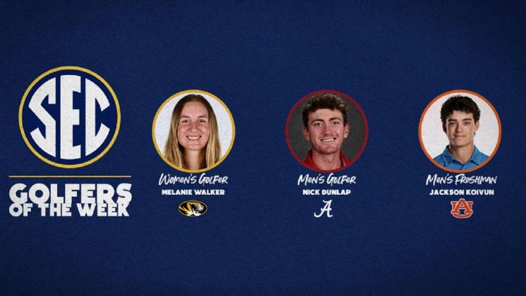 SEC Golf Athletes of the Week: Oct. 4