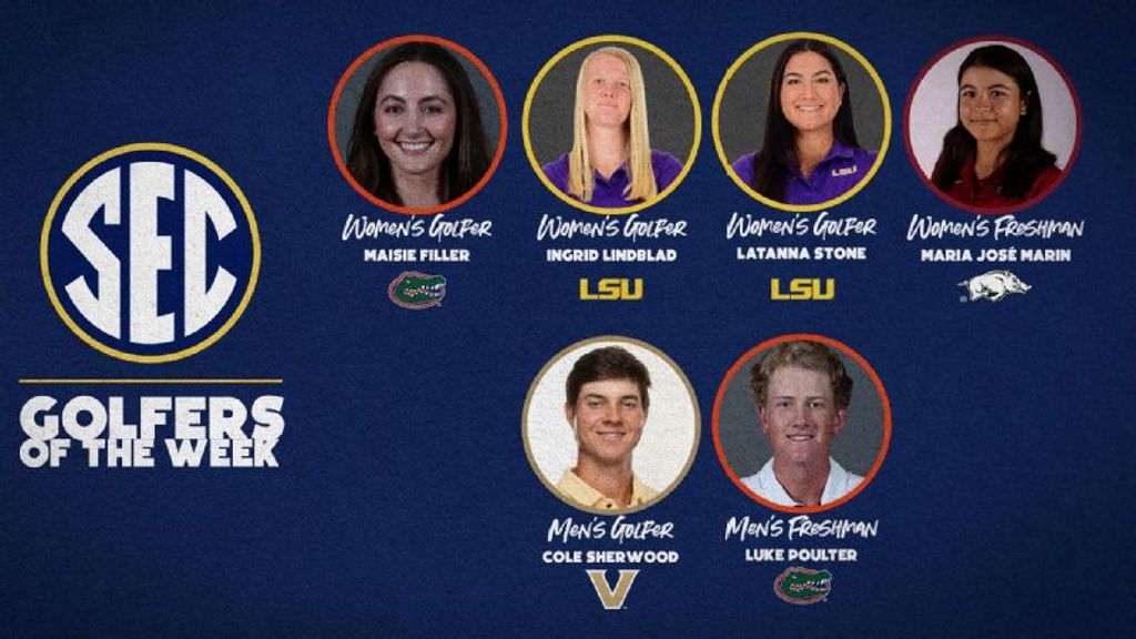 SEC Golf Athletes of the Week: Oct. 11