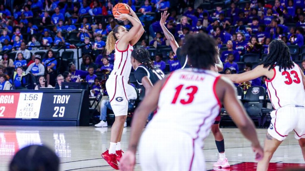 Georgia's season-high scoring takes down Troy at home