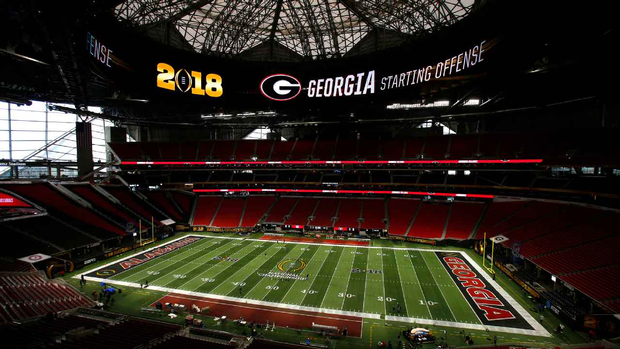Skycam 2018 College Football Playoff National Championship Presented By At T Watch Espn Espn 2022 National Championship Skycam