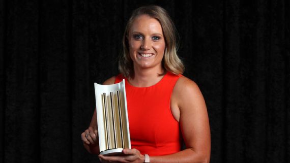 Alyssa Healy Wins Belinda Clark Award Espncricinfo Com