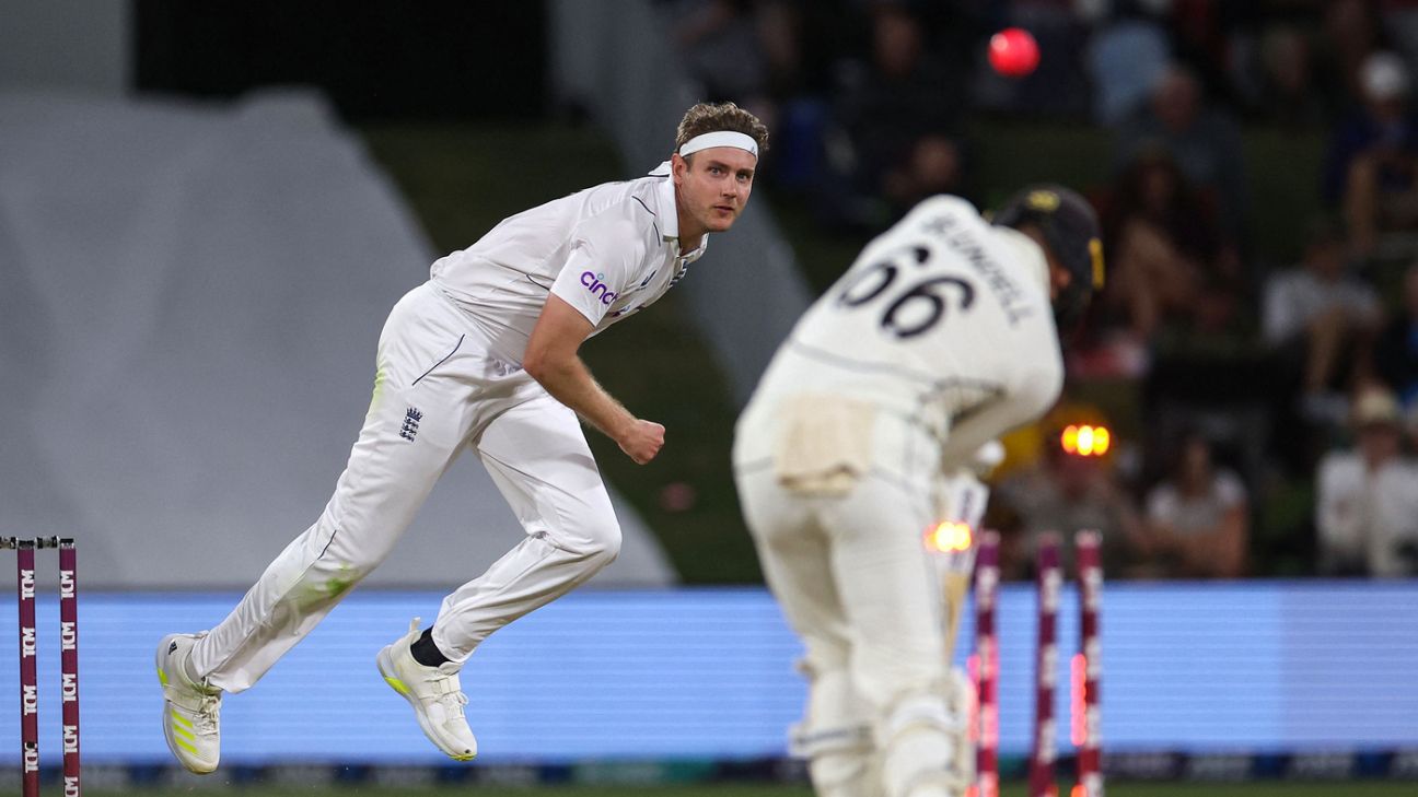 Pink-ball Test could be ‘a lottery’ warns Broad
