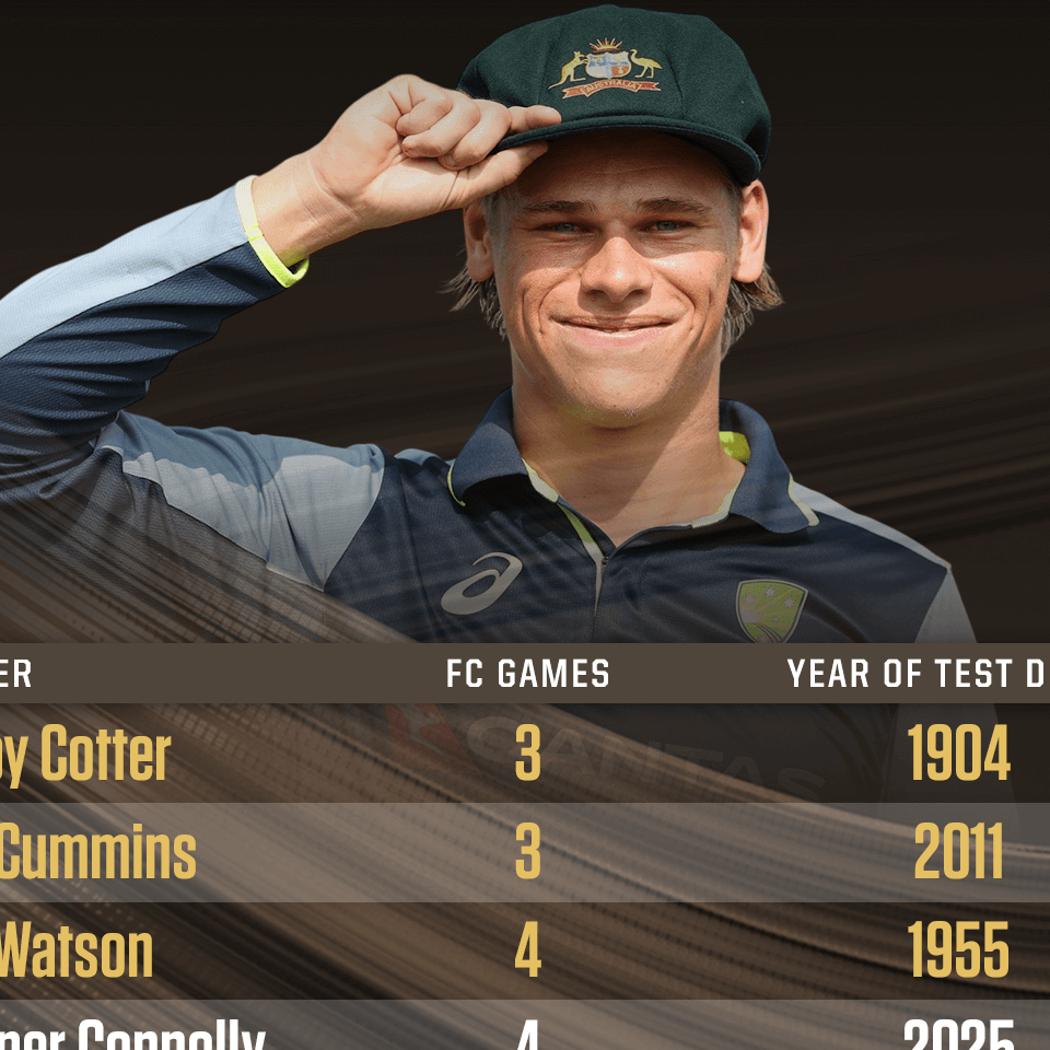 Cooper Connolly exceeds high expectations in rapid rise to Test cricket