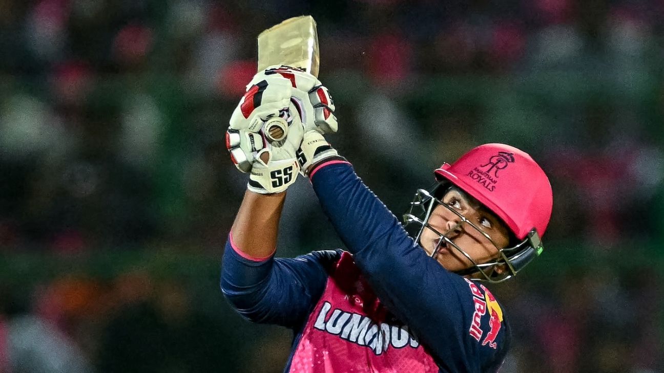 Sooryavanshi targets Gayle's record for highest individual IPL score - ESPN