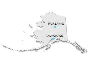 Fairbanks to Anchorage Map