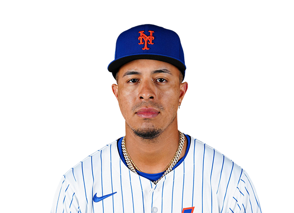 This is a 2023 photo of Mark Vientos of the New York Mets baseball