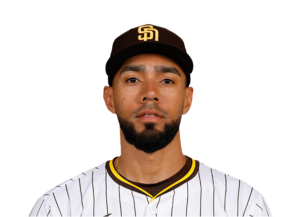 Robert Suarez of the San Diego Padres throws a pitch against the News  Photo - Getty Images