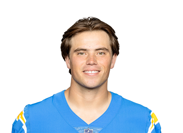 Los Angeles Chargers kicker Cameron Dicker gets ready to kick