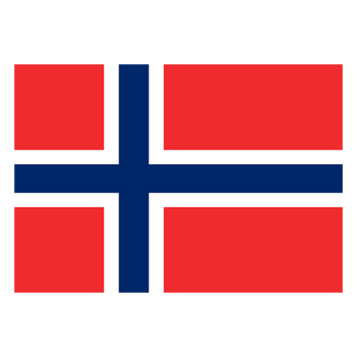 90x150cm Norway Flag -Norwegian Nordmann National Flags Polyester with Brass Gro