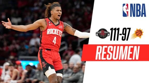 ¡Rockets firmó una cómoda victoria y complicó a Suns! - ESPN Video