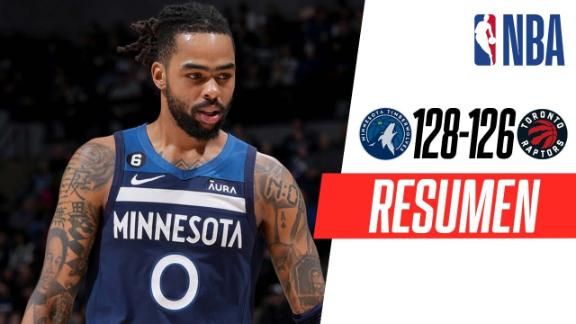 ¡Los Timberwolves se llevaron un partido ajustado ante los Raptors ...