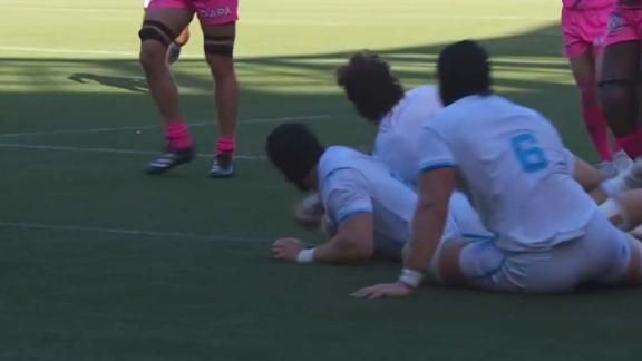 Domingo Miotti fue clave para el try de Samuel Simmonds frente a Stade ...