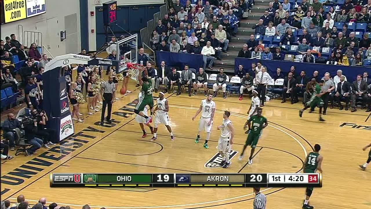 1H OHIO A. Campbell made Dunk. Assisted by M. Ndour. - ESPN Video