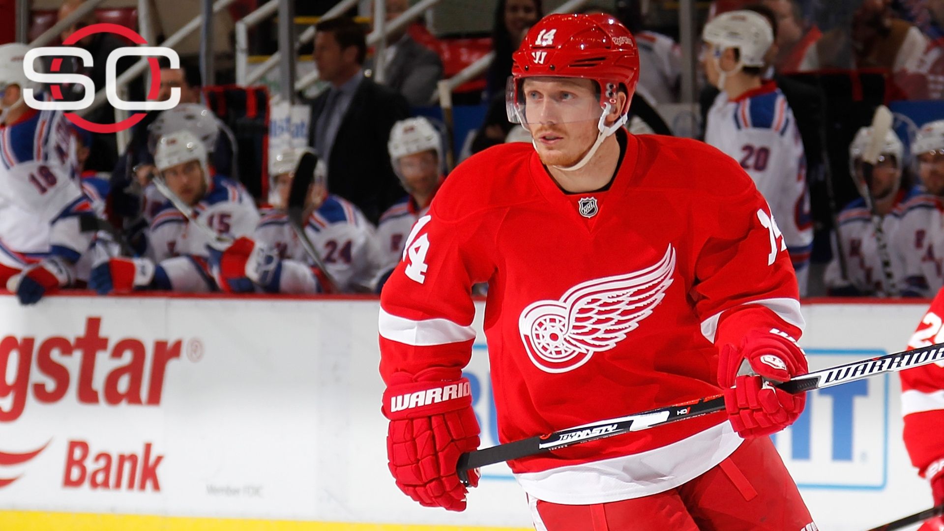 Gustav Nyquist pulling for Nyquist in Derby ESPN Video