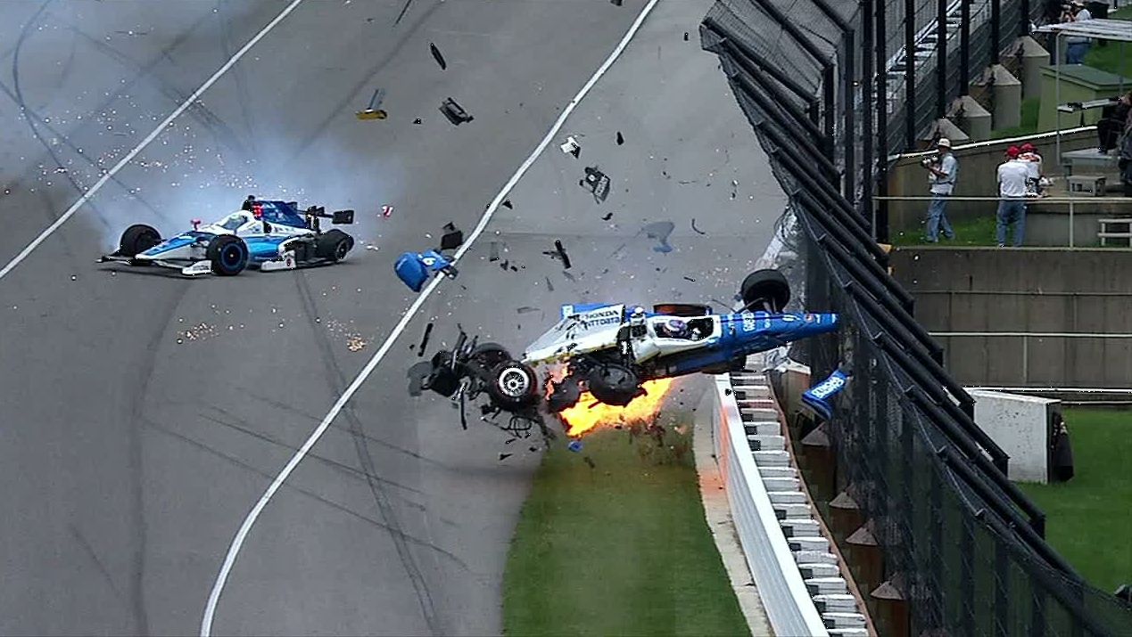 Craven reacts to Dixon's 'frightening' crash ESPN Video